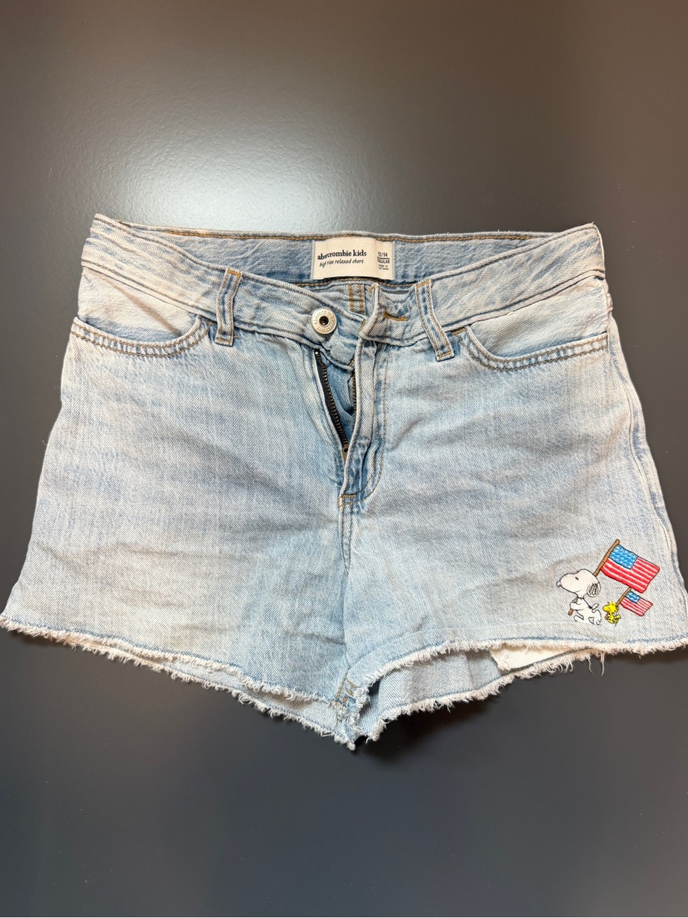 Abercrombie kids high waist shorts
